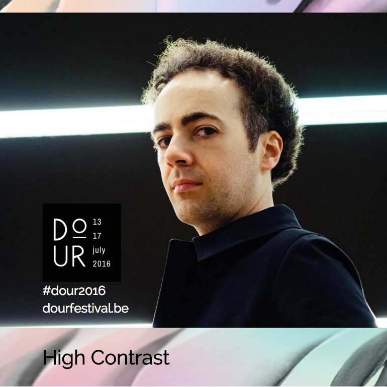 High Contrast al Dour Festival 2016