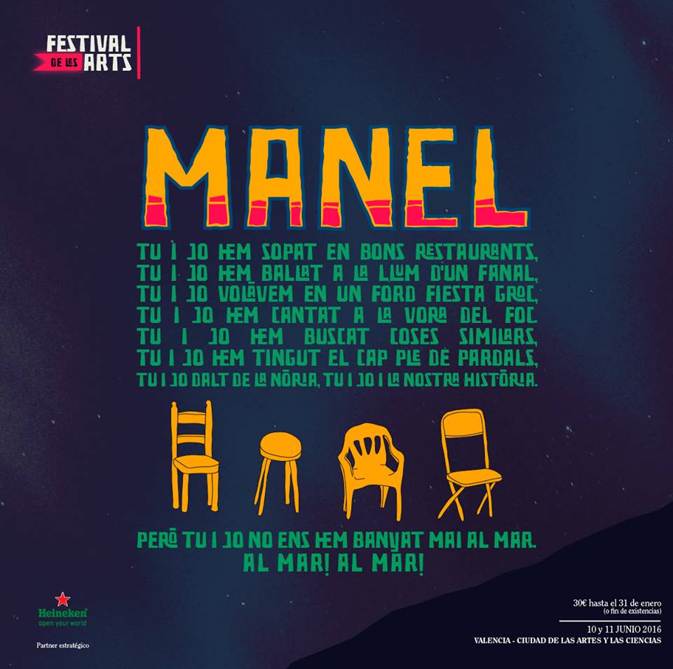 Manel, al Festival de Les Arts 2016