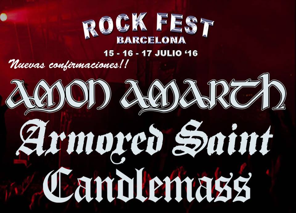 Nuevas confirmaciones para el Rock Fest 2016