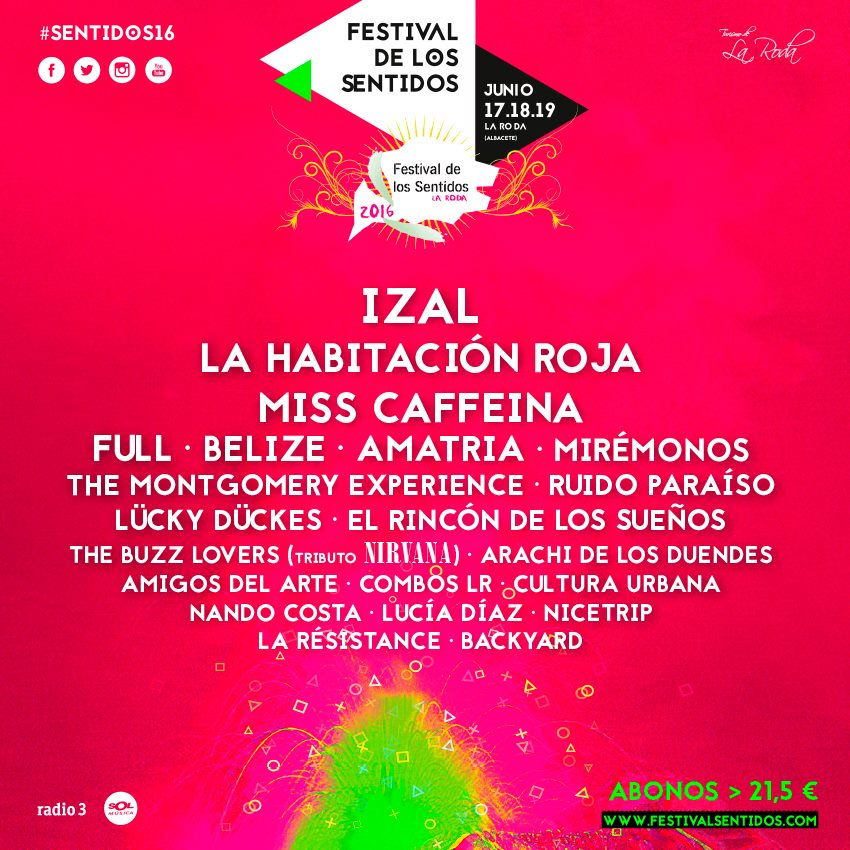 Cartel del Festival de los Sentidos 2016