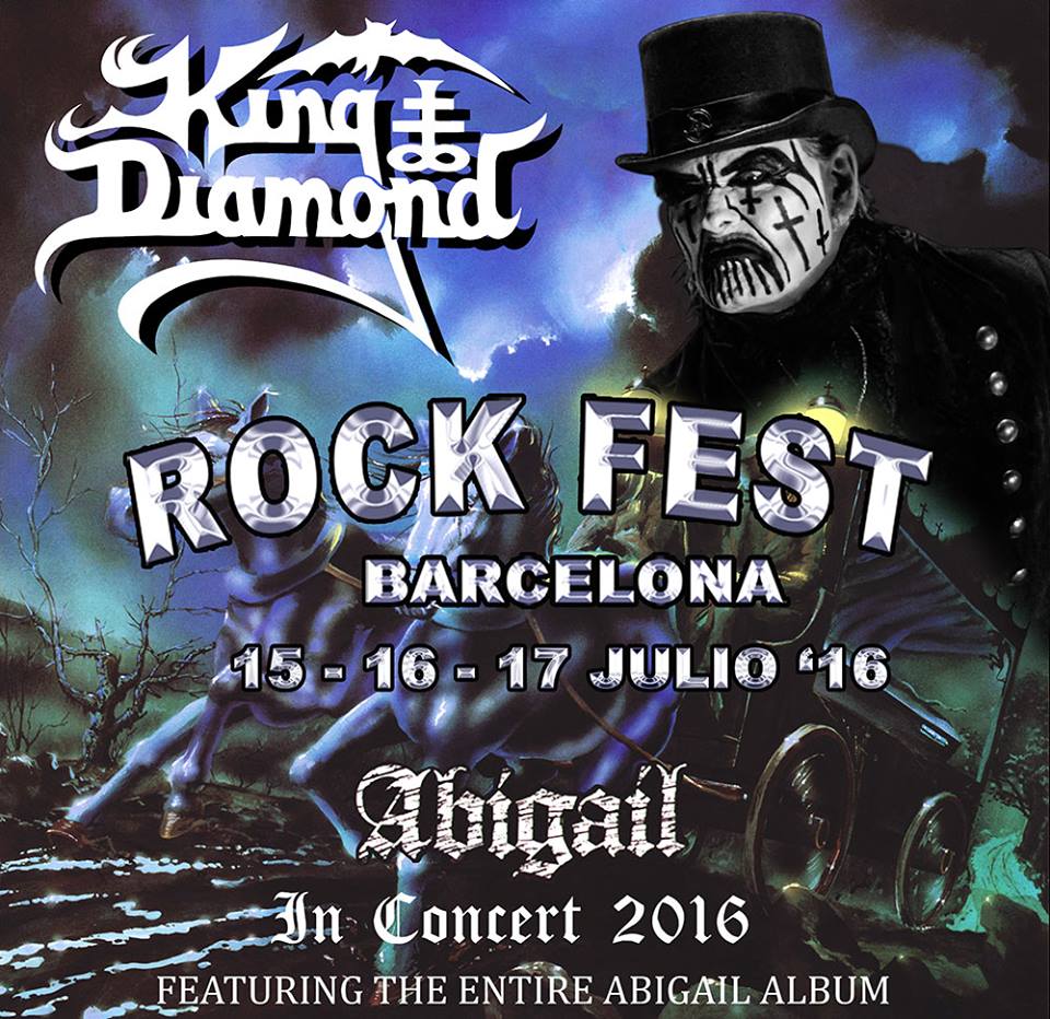 King Diamond al Rock Fest Bcn 2016