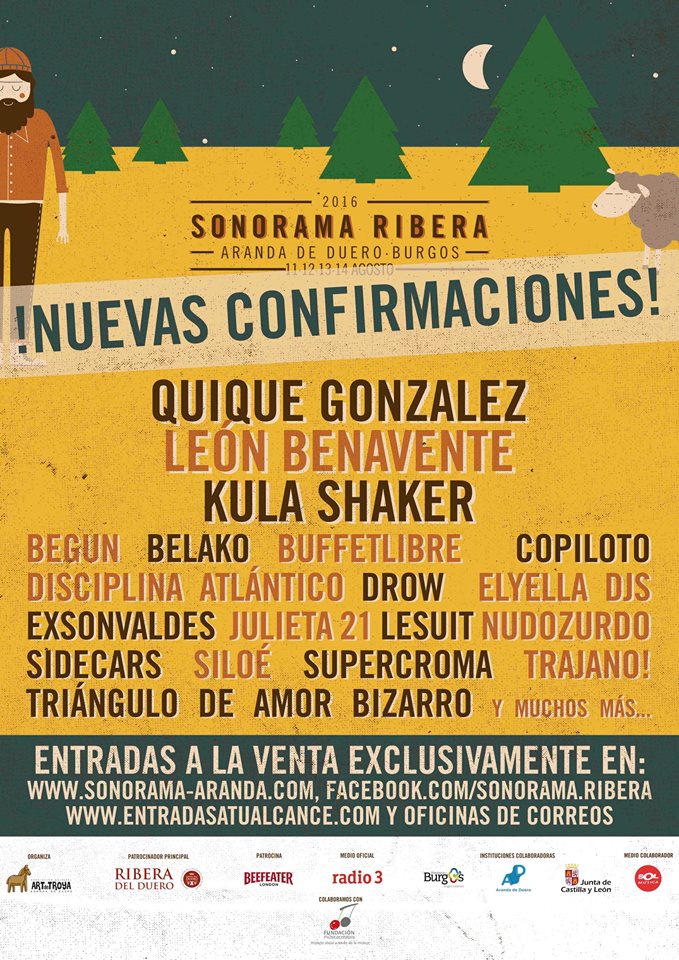 Nuevas confirmaciones Sonorama 2016