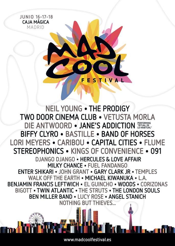 Nuevas confirmaciones del Mad Cool 2016