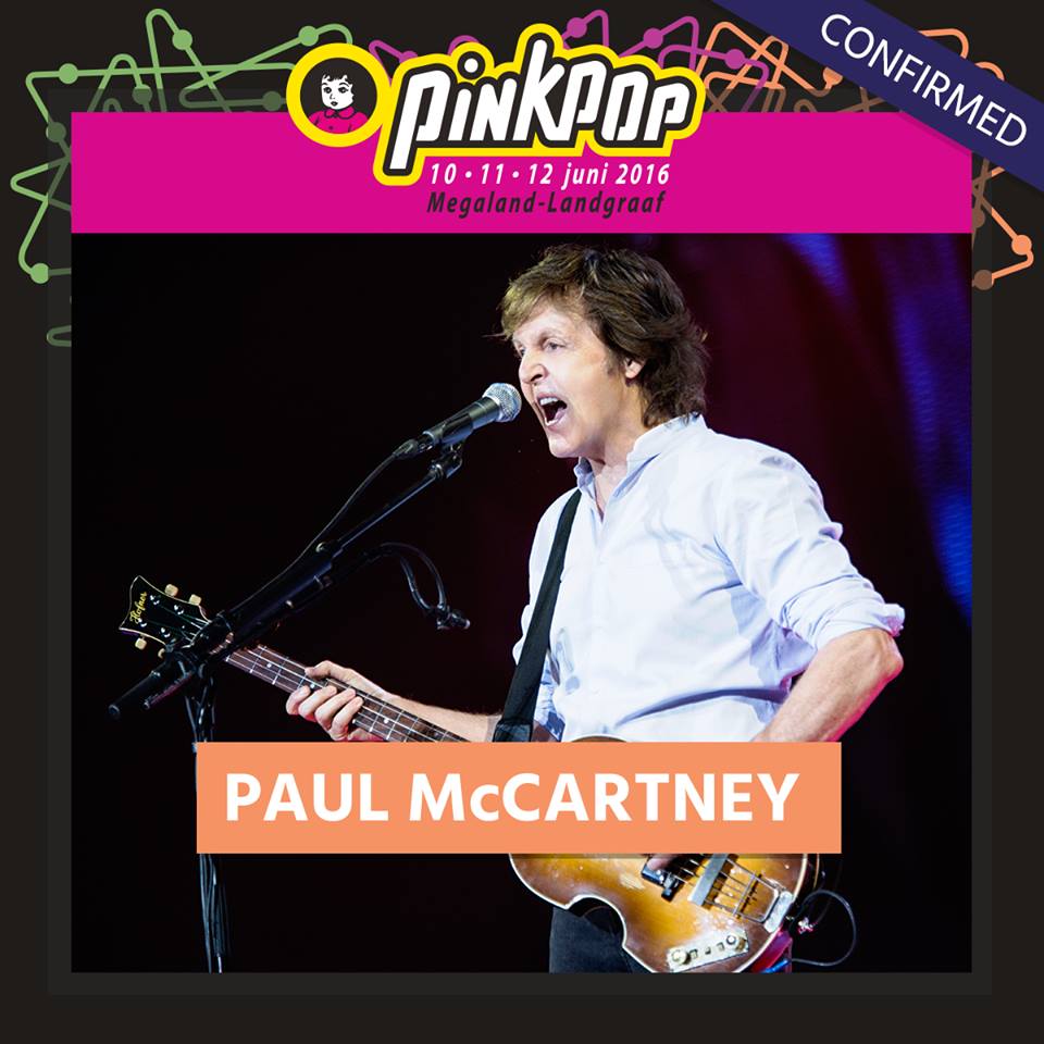 Paul McCartney Pinkpop 2016