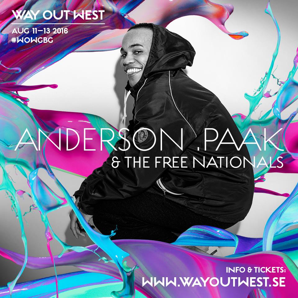 Anderson Paak Way Out West 2016