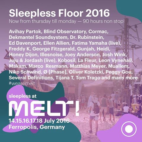 Sleepless Floor 2016 Melt! 2016