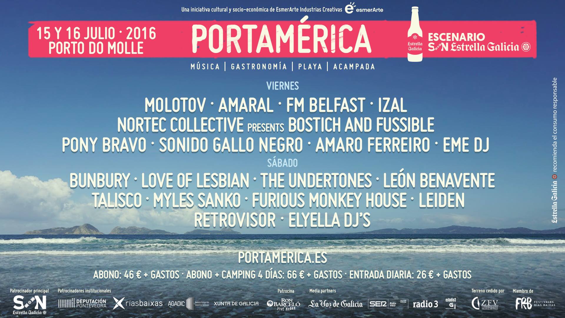 Cartel del PortAmérica 2016